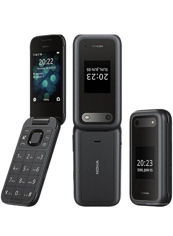 Nokia 2660 Dual SIM 4G FLIP BIG Button Phone Unlocked New Formidable Wireless